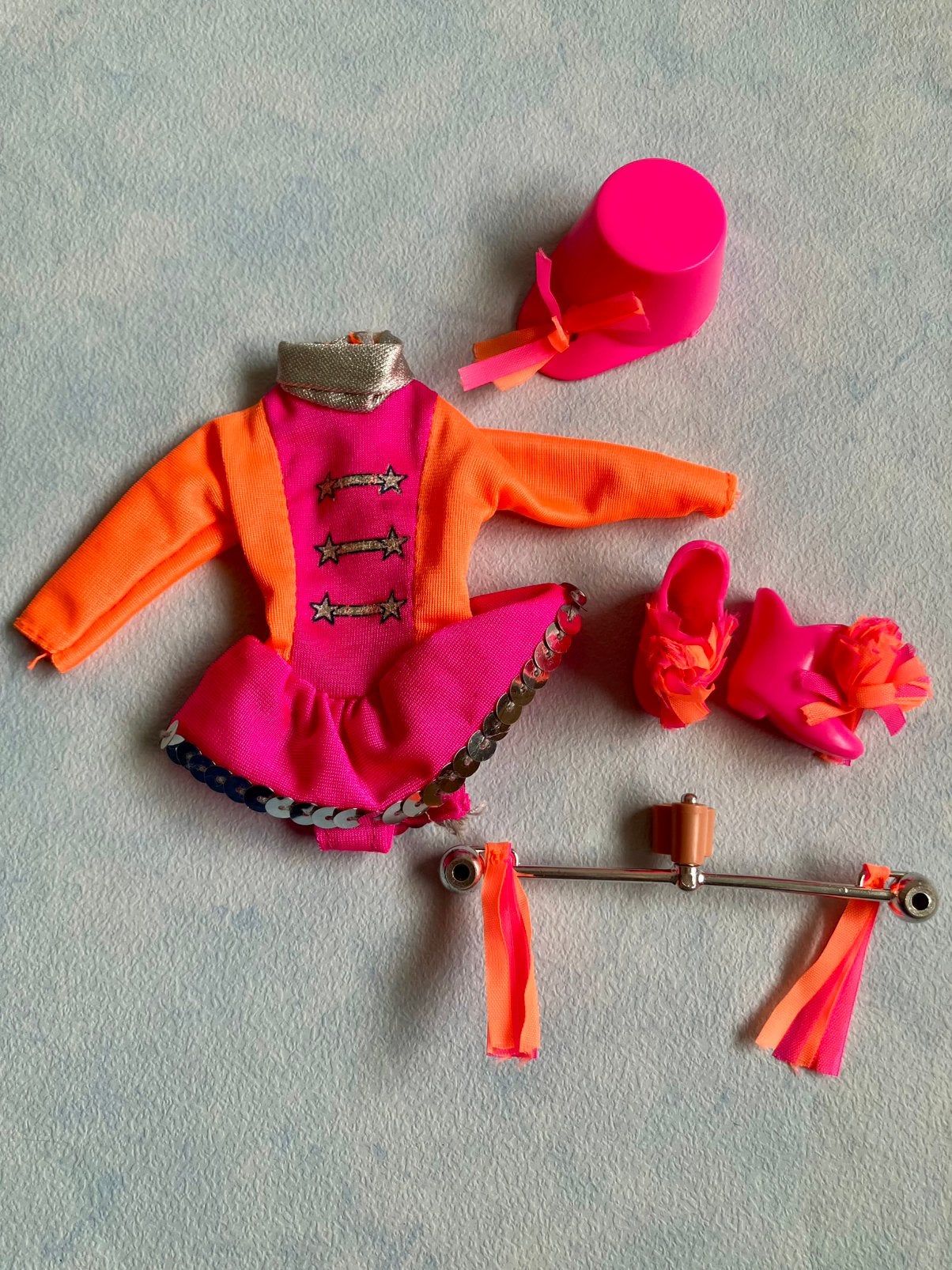 Vintage barbie kleding Baton Twirling Skipper 1992, Ophalen of Verzenden, Gebruikt, Kleertjes