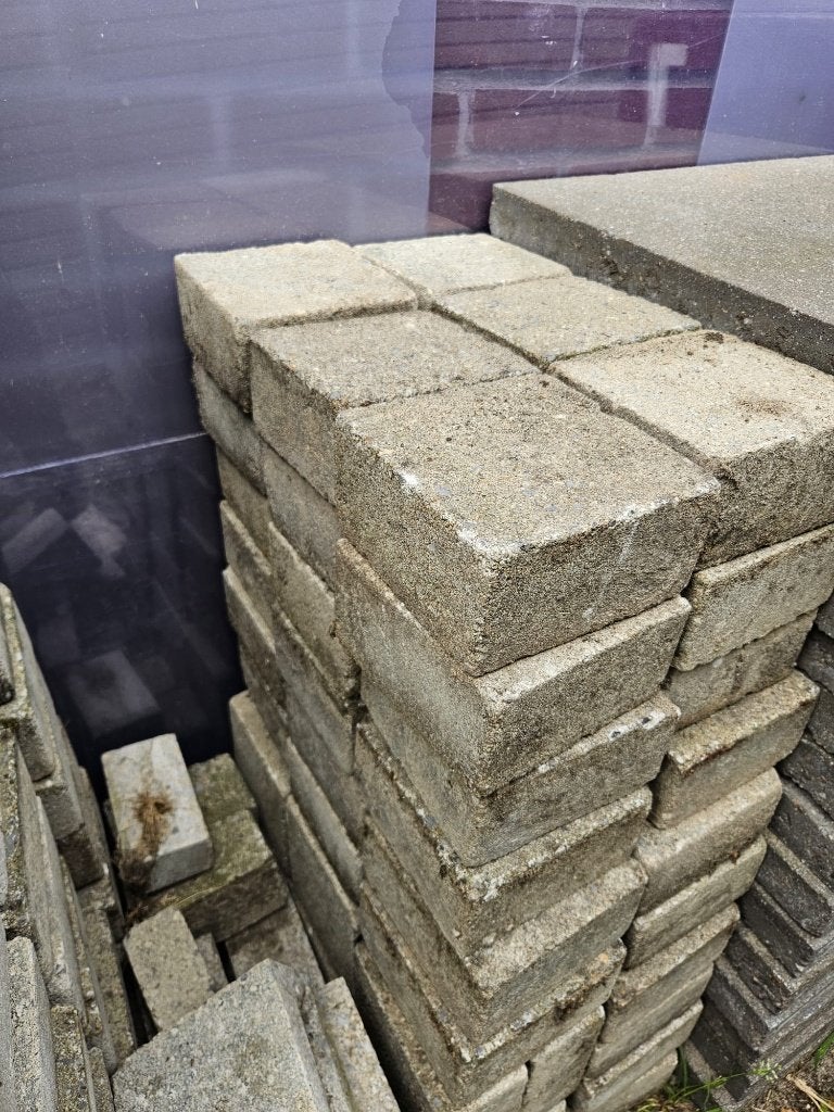 tegels, Ophalen, Gebruikt, 5 tot 10 m², Beton