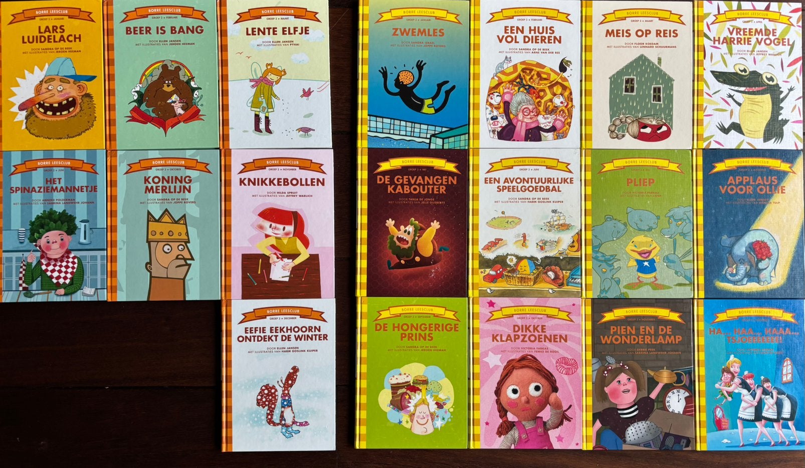 19x Borre leesclub boekjes groep 2&3, Ophalen of Verzenden, Gelezen, Sprookjes
