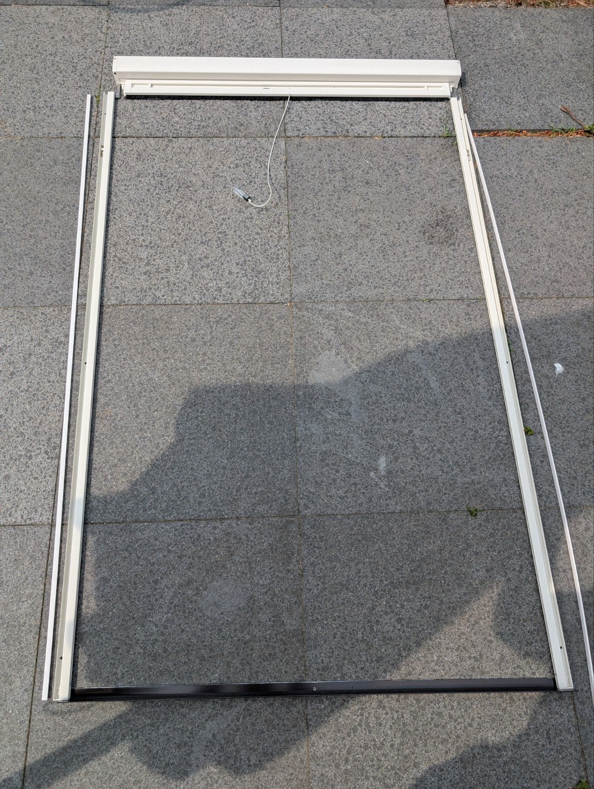 Luxaflex Hordeur met stalen frame - 94.5x152 cm, Ophalen, Gebruikt, 80 tot 100 cm, Hordeur