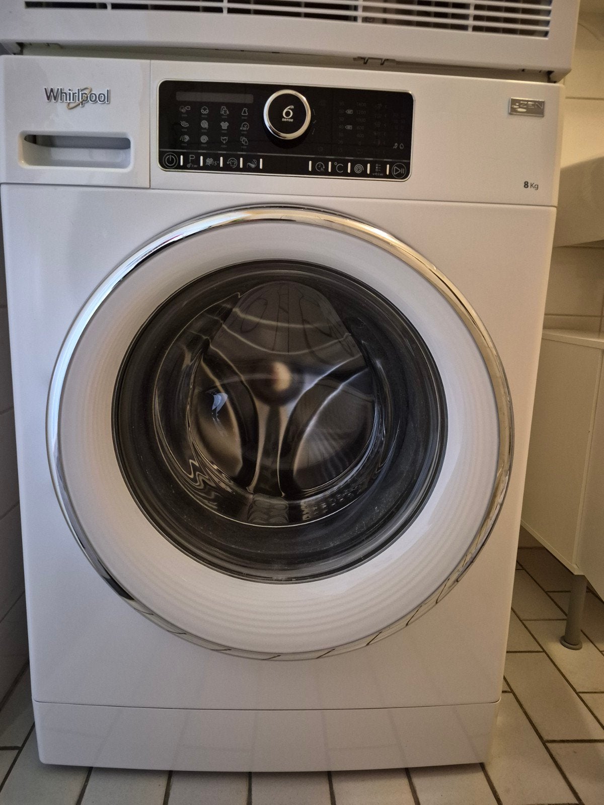 Whirlpool Wasmachine met 6th Sense en Zen Technologie, 1200 tot 1600 toeren, Gebruikt, 8 tot 10 kg, Ophalen of Verzenden