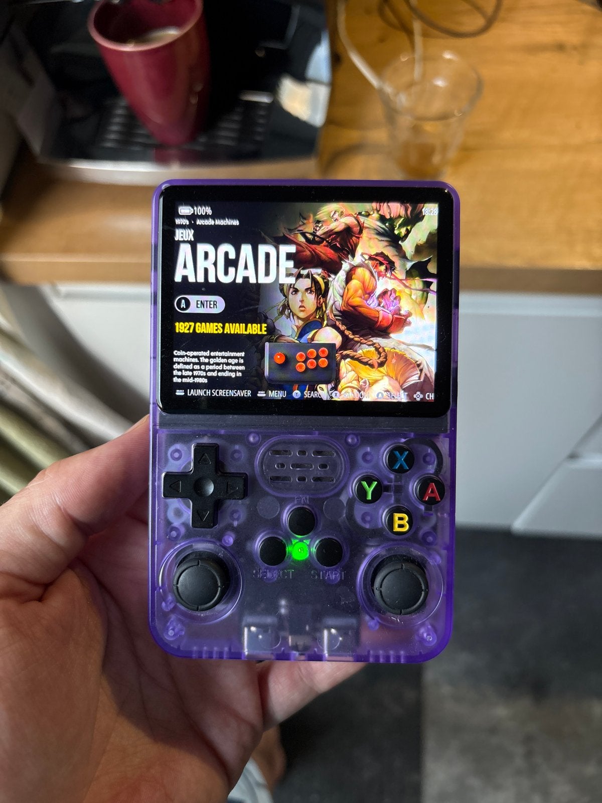 R36S Retro Handheld Game Console - Paars, Ophalen, Overige merken, Zo goed als nieuw