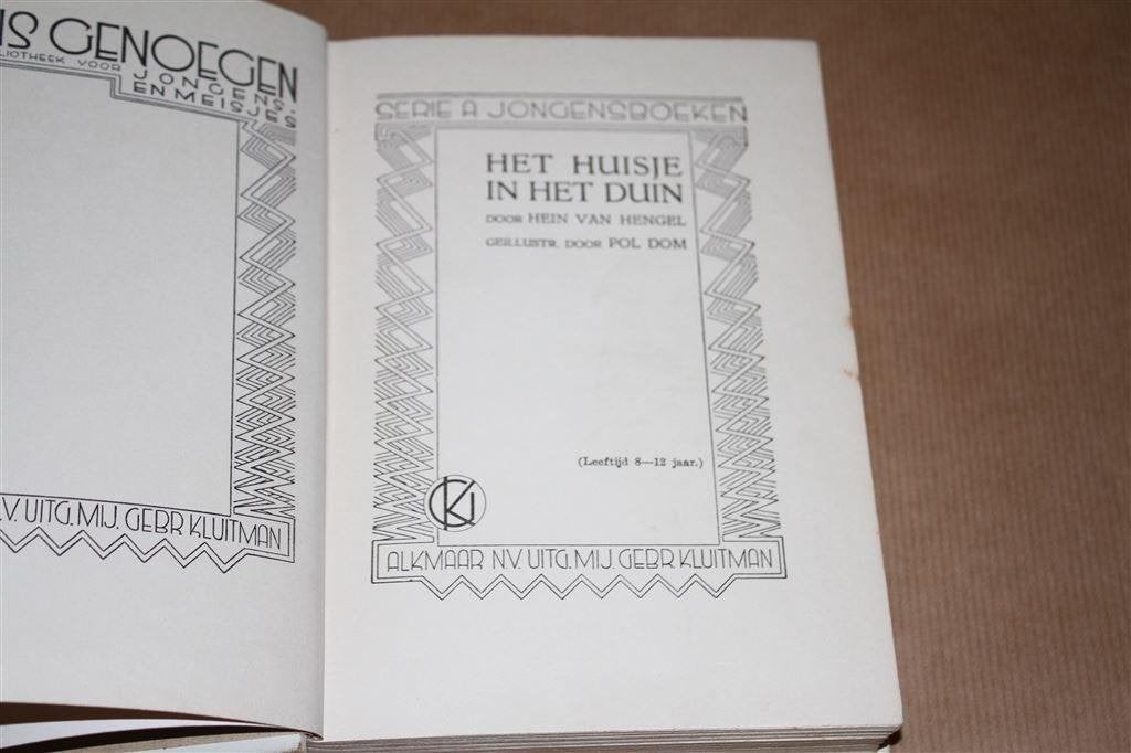 Het huisje in het duin. Hein van Hengel. Kluitman 1934., Boeken, Ophalen of Verzenden, Zo goed als nieuw