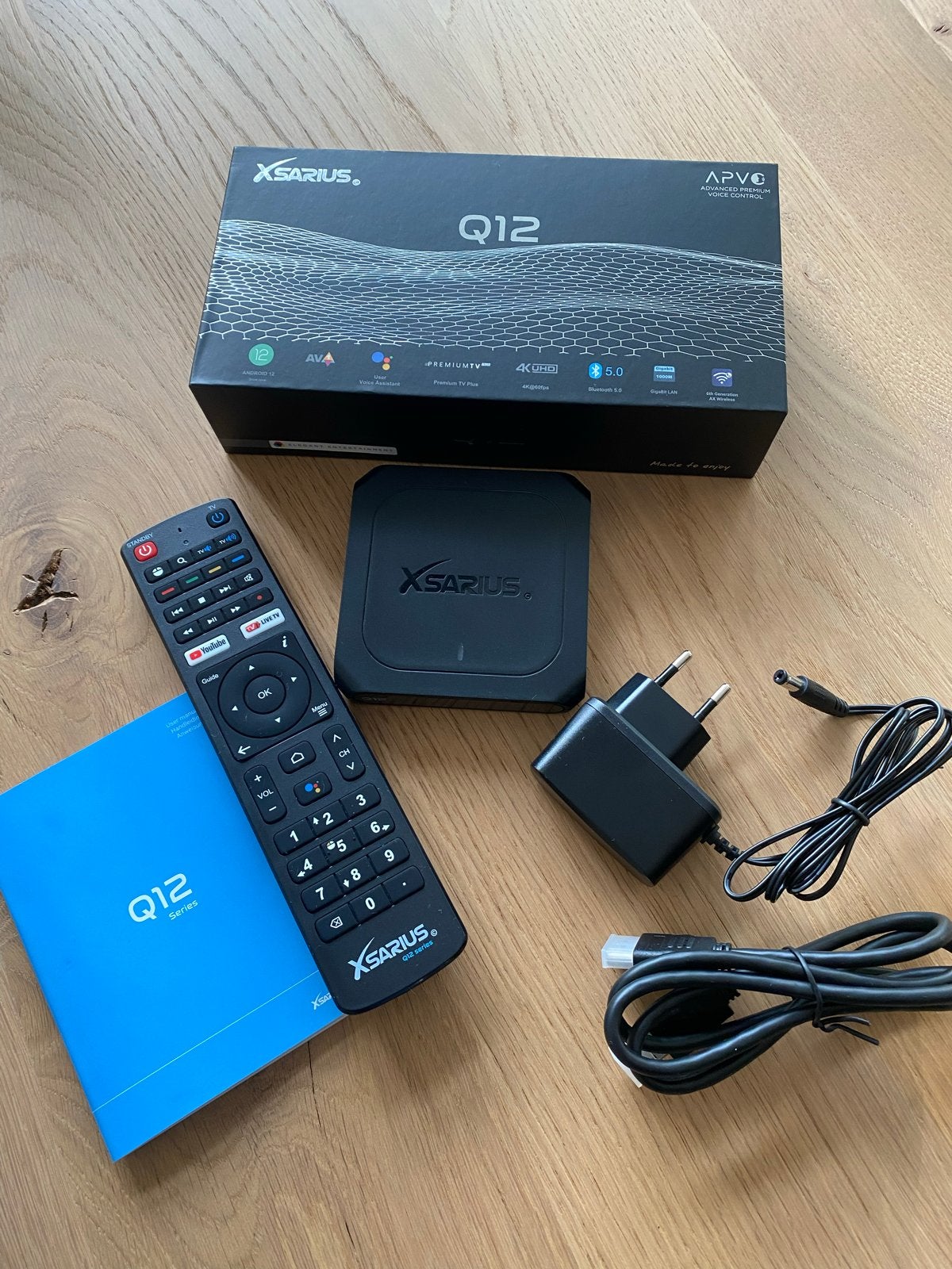 XSARUIS Q12 Android TV Box 4K UHD Wifi 6, Ophalen of Verzenden, Gebruikt, HDMI