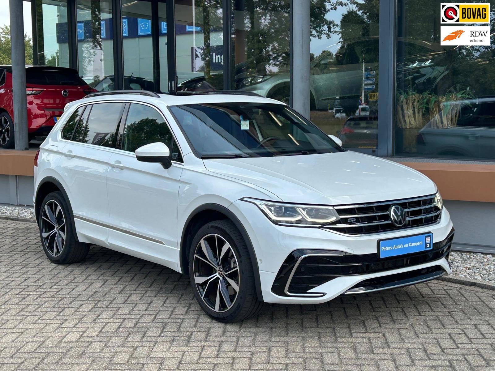 Volkswagen TIGUAN 1.4 TSI eHybrid R-Line Business / PANO / T, 4 cilinders, 150 pk, Wit, Hybride Elektrisch/Benzine