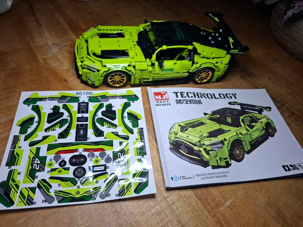 Bouwpakket Mercedes AMG raceauto, Ophalen of Verzenden