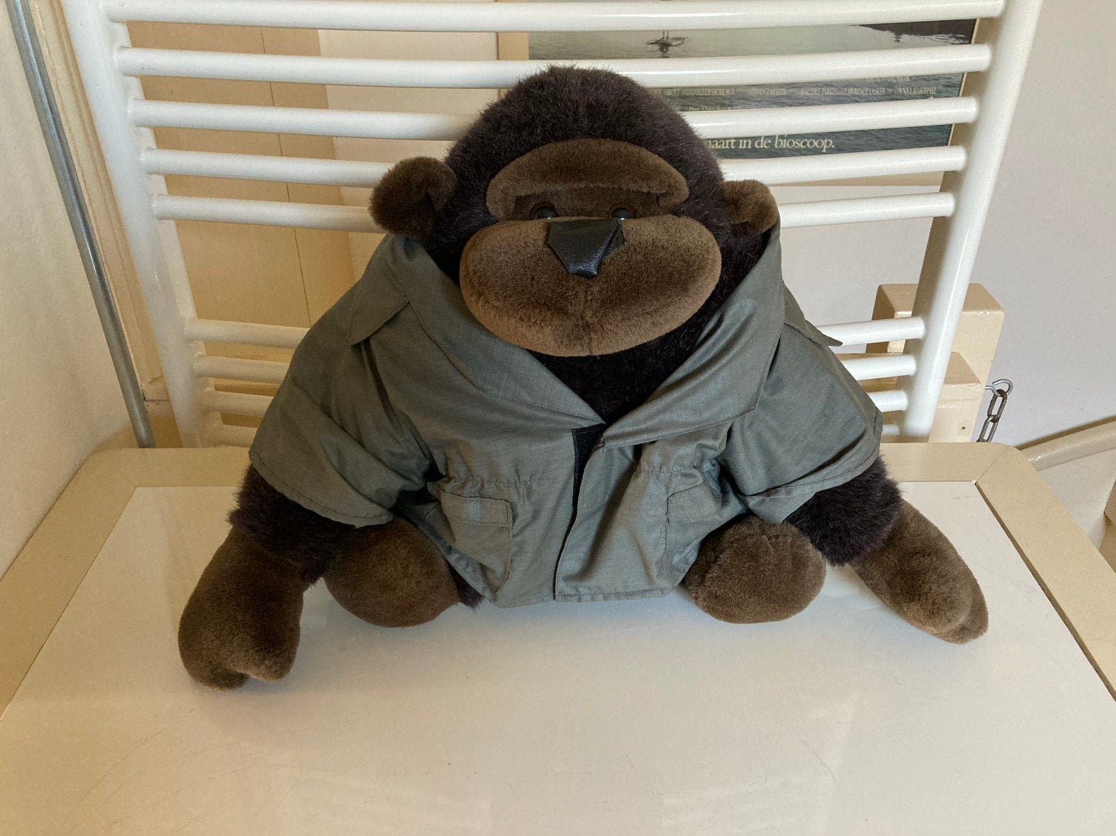 Grote knuffel aap 38 cm, Ophalen of Verzenden, Overige typen