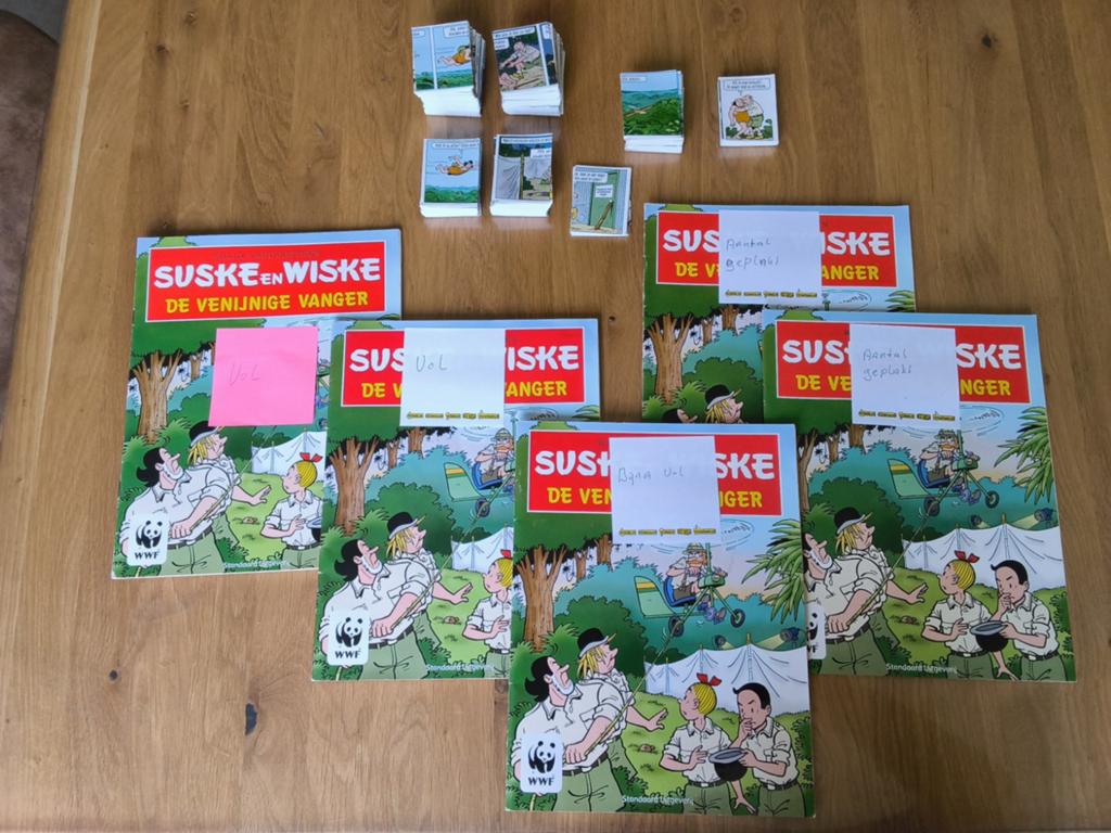 Suske en Wiske De venijnige vanger (stickeralbum), Coop, Ophalen of Verzenden
