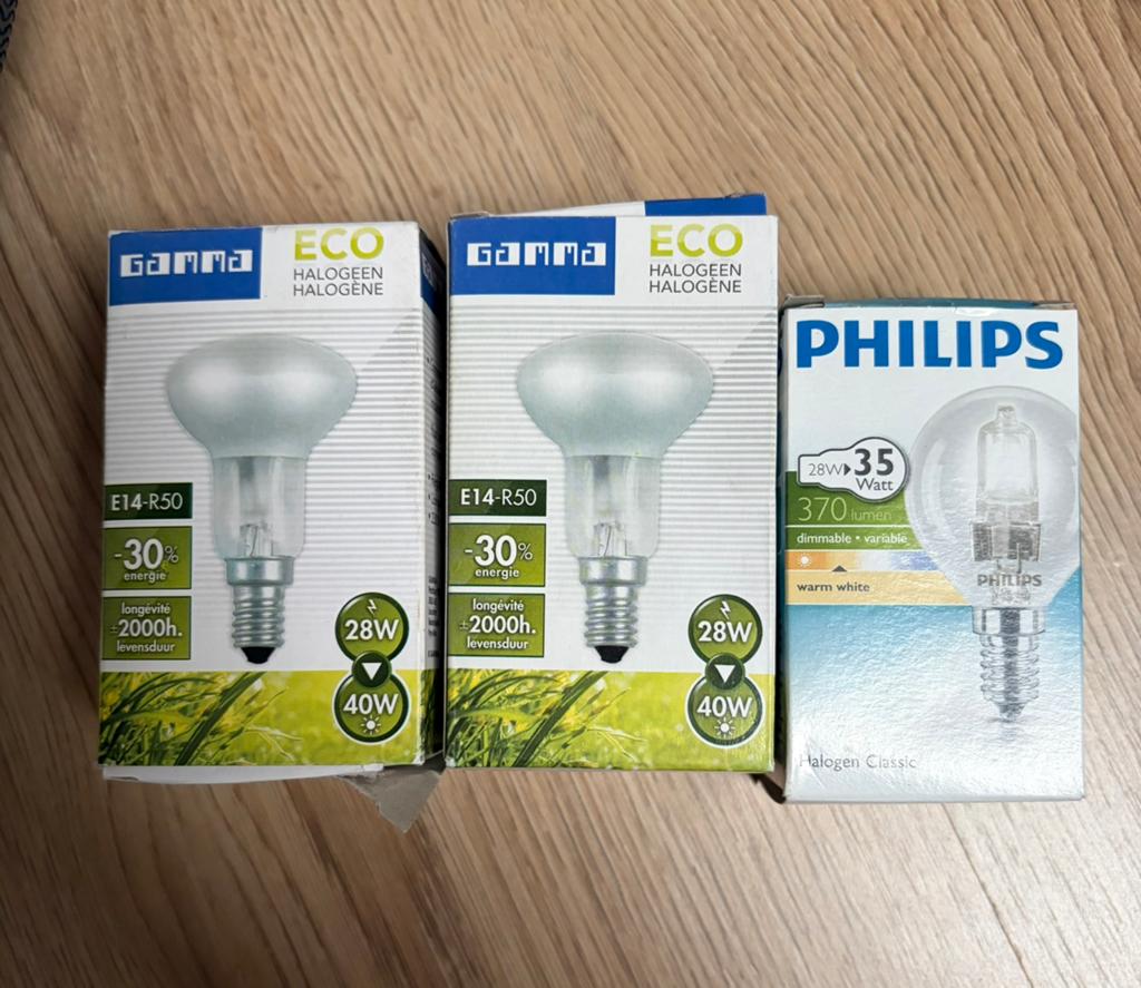 Halogeen lanpen verschillende, Ophalen