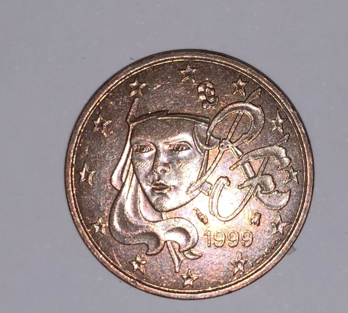 5 cent euromunt Frankrijk 1999, Postzegels en Munten, Munten | Europa | Euromunten, Ophalen, Frankrijk, 5 cent, Losse munt