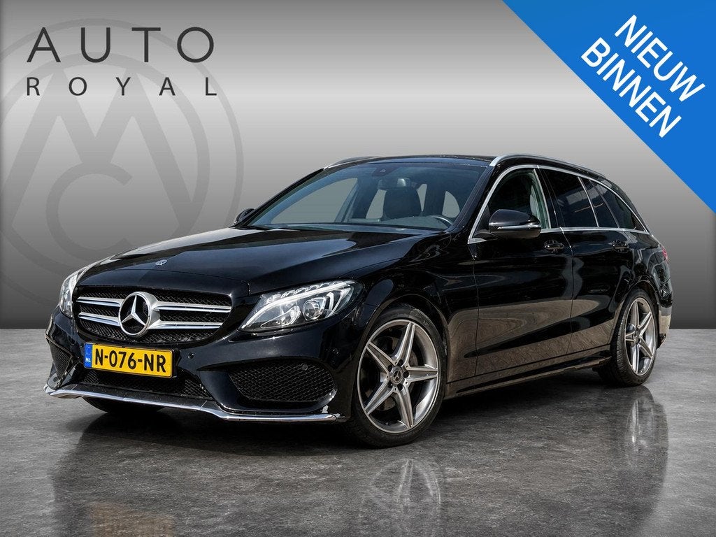 Mercedes-Benz C 200 CDI Estate Sport Edition, Auto's, 4 cilinders, Zwart, Leder, Diesel