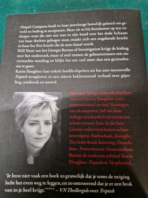 boek karin slaughter versplinterd, Boeken, Ophalen of Verzenden