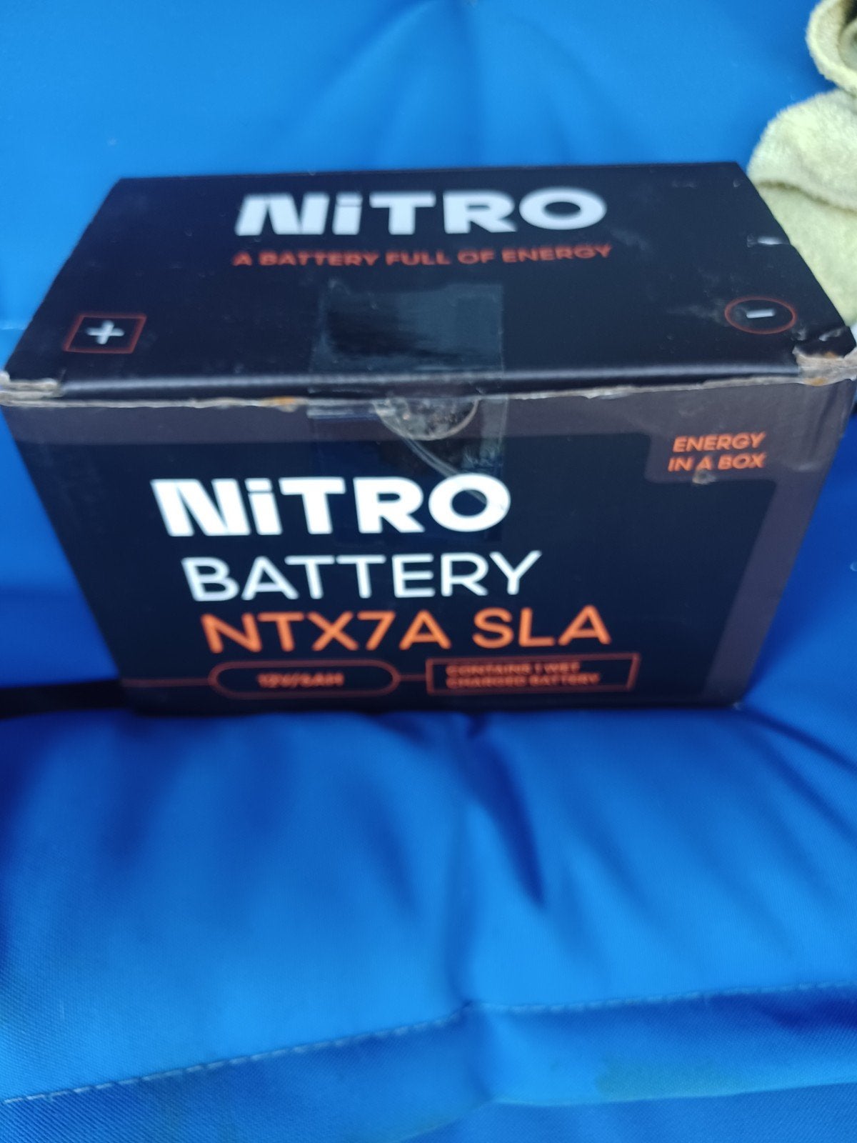 Nitro Accu NTX7A SLA 12V/6Ah - Nieuw in doos, Ophalen of Verzenden, Zo goed als nieuw