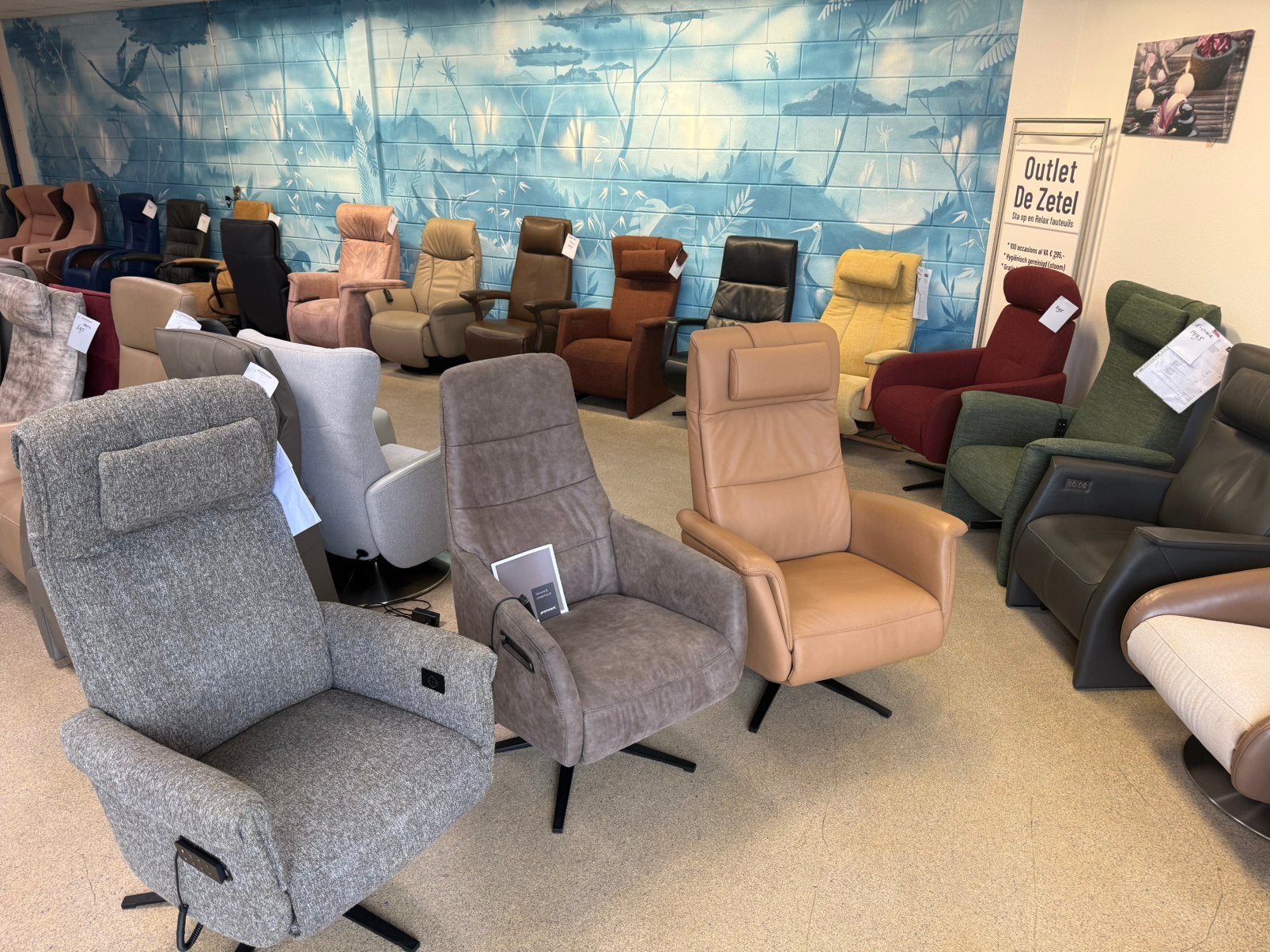 Staopstoel relaxfauteuil alleen A merken gratis bezorging, Diversen, Ophalen of Verzenden, Nieuw