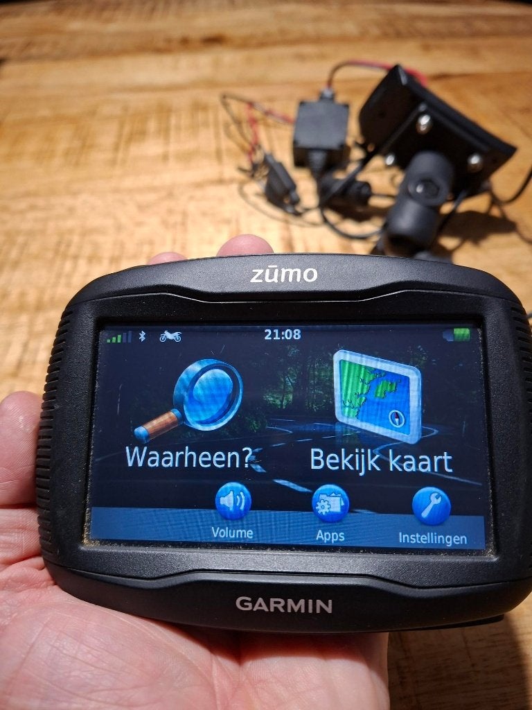 Garmin Zumo 390 + Originele RAM Mount, Motoren, Ophalen of Verzenden, Gebruikt