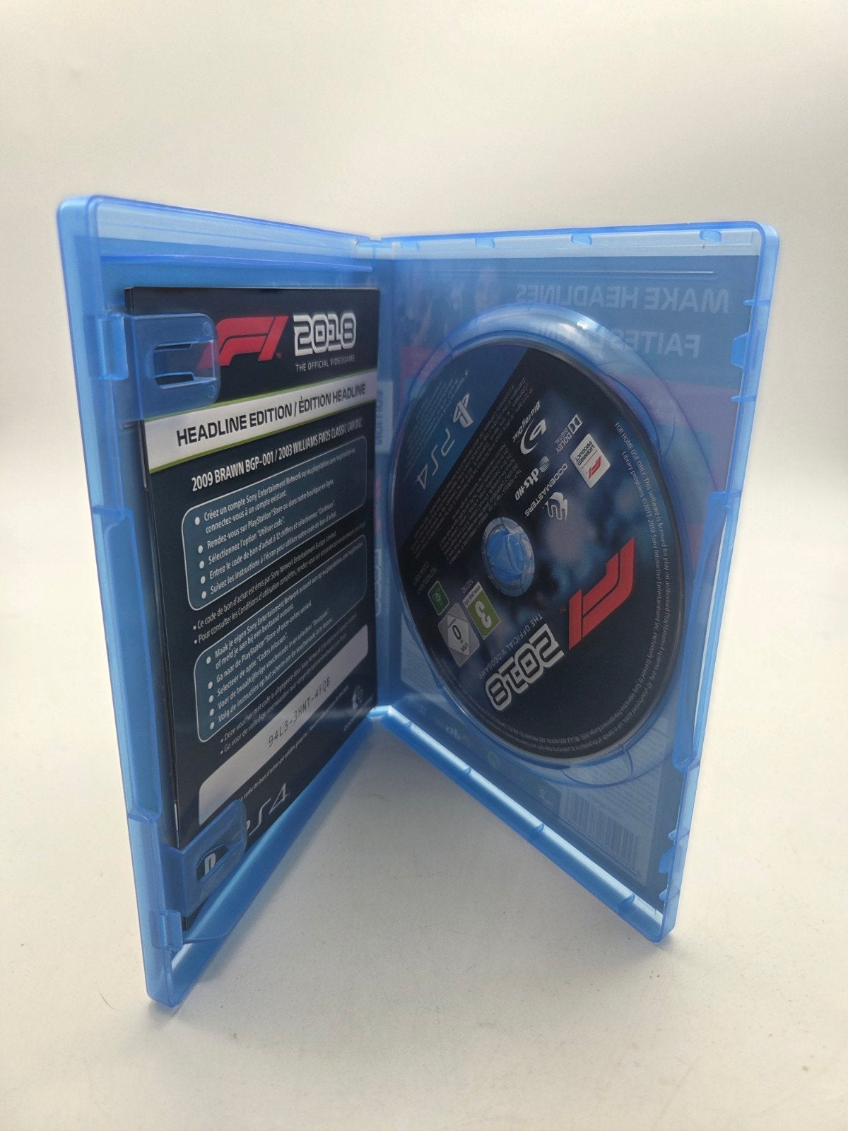 F1 2018 Headline Edition PS4 - Racegame, Online, Codemasters Software Company Ltd, Stoneythorpe, Southam, Warwickshire, CV47 2DL, UK