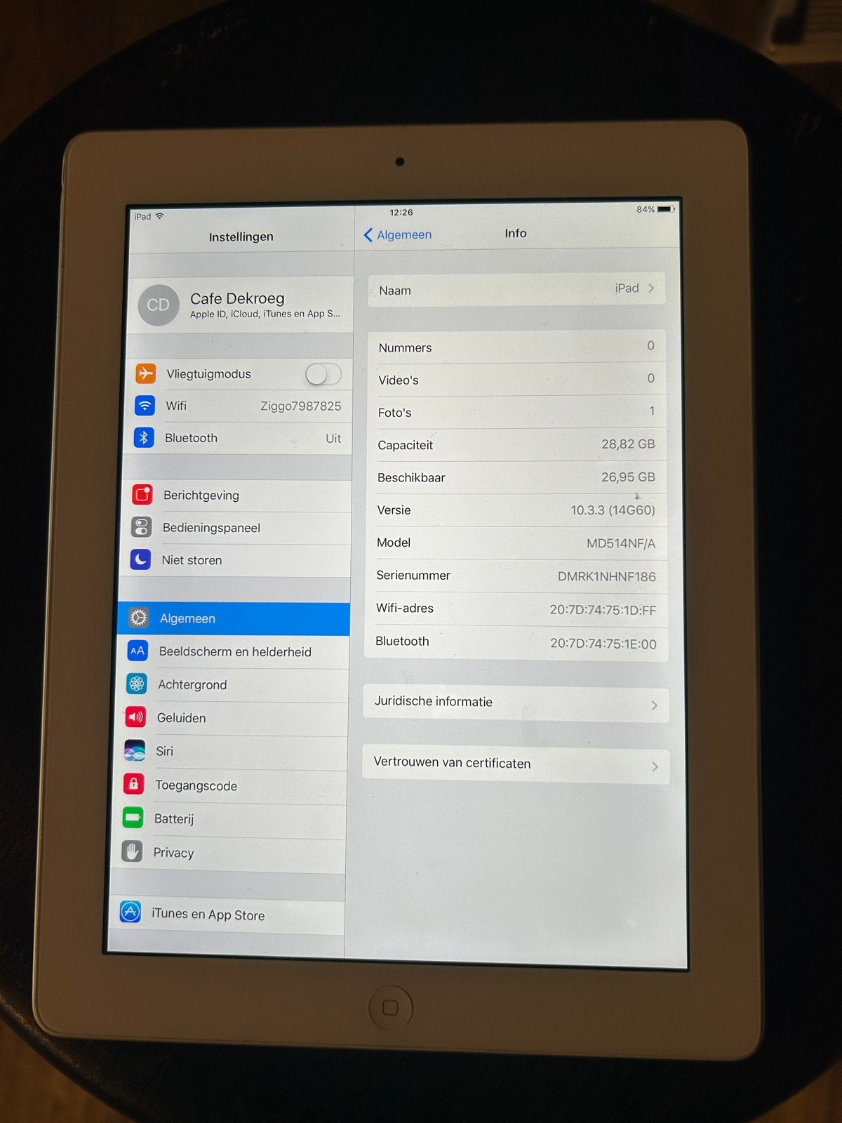 Apple iPad (3e generatie) 16GB Wi-Fi Wit, Computers en Software, Apple iPads, 10 inch, Gebruikt, Apple iPad, Wit