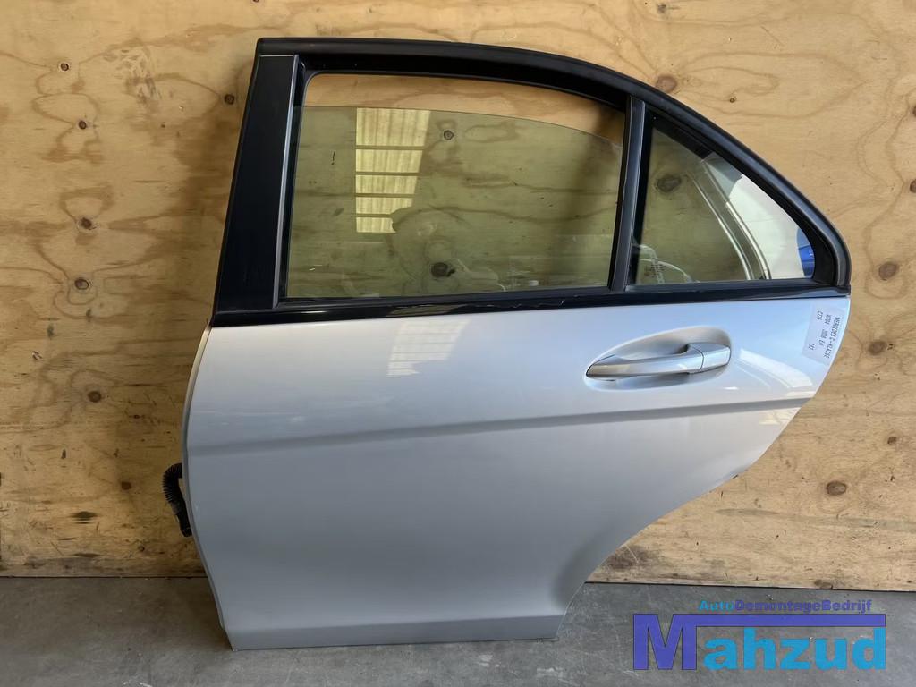 MERCEDES C KLASSE W204 Zilver C775 Links achter deur portier, Gebruikt, Mercedes-Benz AG, Deur, Mercedes-Benz