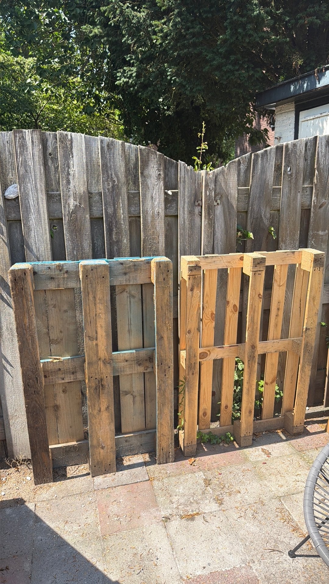2 x pallet GRATIS, Ophalen, Zo goed als nieuw, Pallet, Minder dan 200 cm