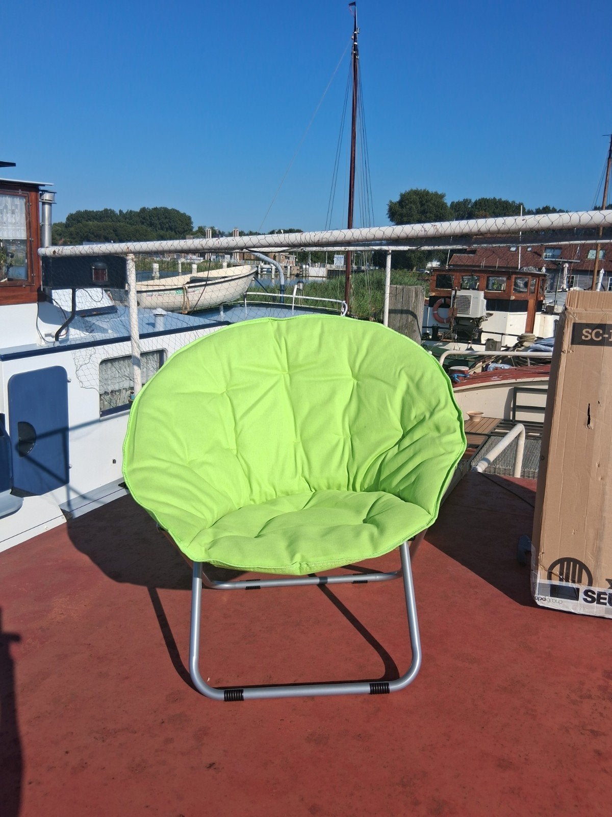 Opvouwbare loungestoel SC-18 xDays - Nieuw in doos, Overige kleuren, Nieuw, Ophalen of Verzenden, Metaal