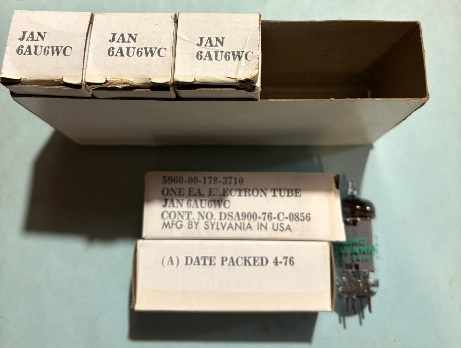 Nieuwe JAN 6AU6WC Elektronenbuis van Sylvania (1976), Ophalen of Verzenden