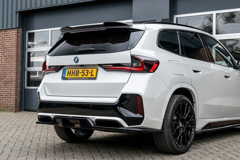 BMW X1 30e xDrive M Sport | Shadow | Driving Ass. Prof. | AC, Auto's, BMW, Zwart, Leder en Stof, Wit, Plug-in hybride