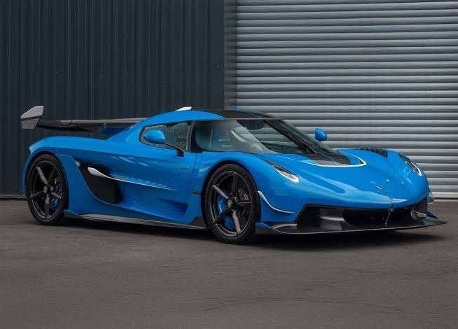 Koenigsegg Jesko blue GT Spirit 1:18 NIEUW ! C4F, Overige merken, ., Nieuw, Ophalen of Verzenden