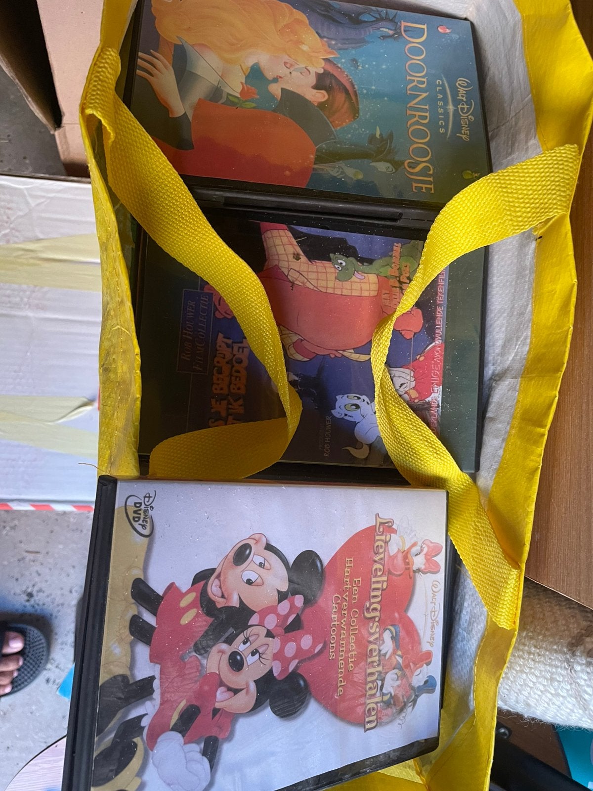 een tas vol dvds, Alle leeftijden, Ophalen of Verzenden, Zo goed als nieuw, Overige genres