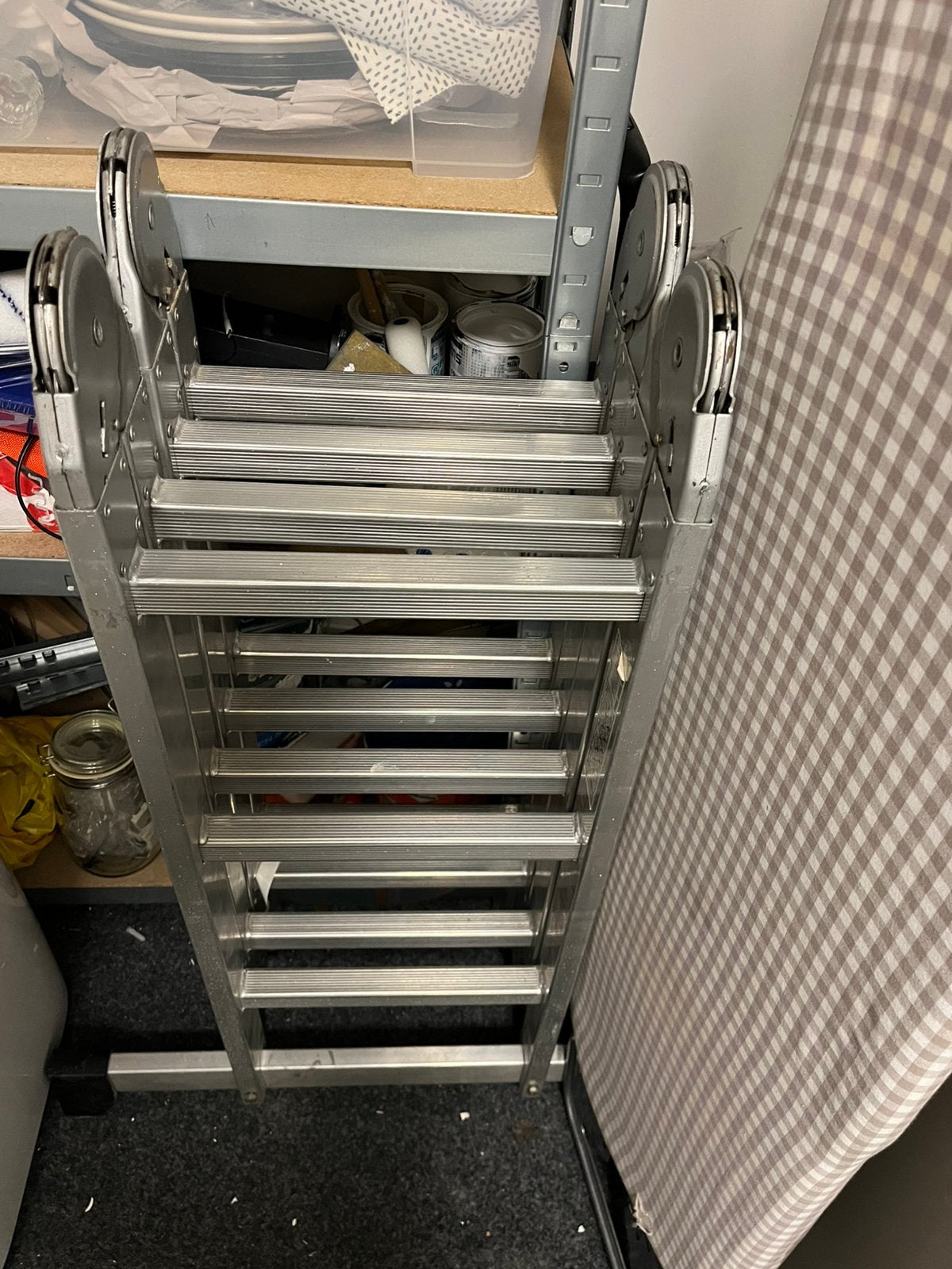 Uitklapbare trap, Doe-het-zelf en Verbouw, Steigers, Verzenden, Zo goed als nieuw, Overige typen, Minder dan 2 meter