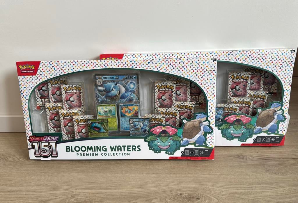 2x Pokemon 151 Blooming Waters Premium Collection, Ophalen, Nieuw