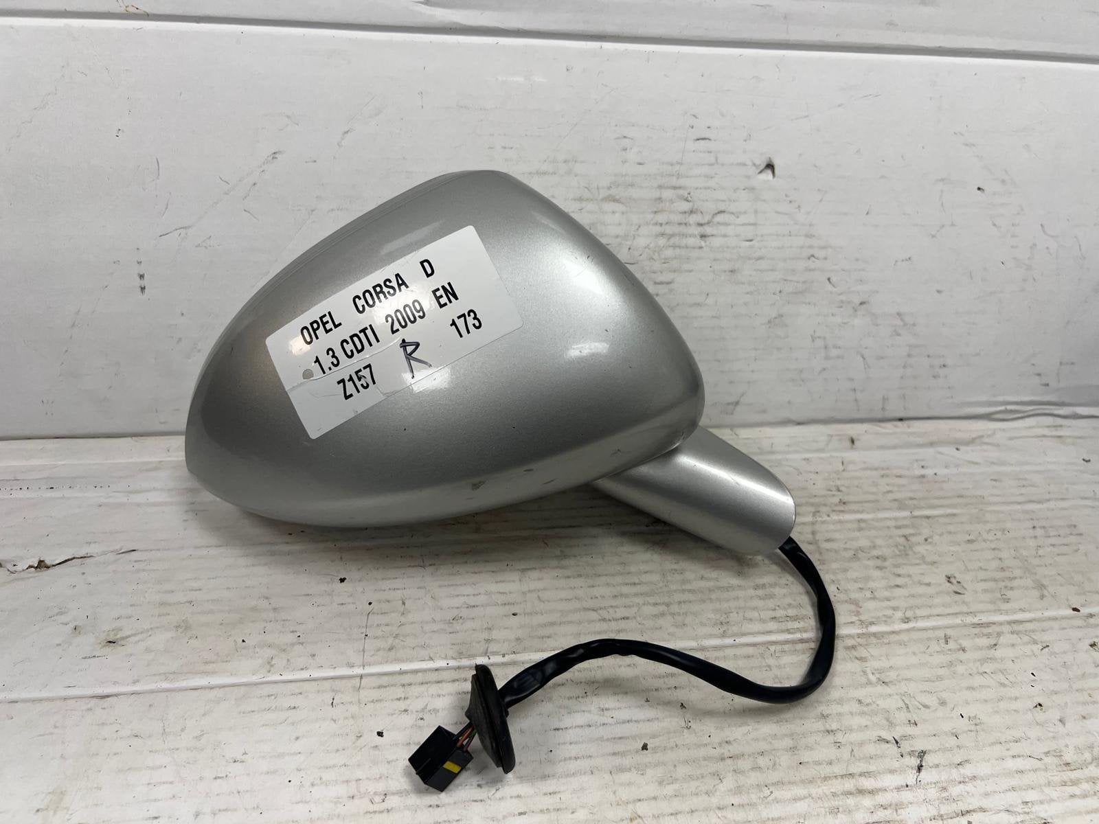 Opel Corsa D Buitenspiegel Rechts Grijs Z157 2006-2014, Auto-onderdelen, Gebruikt, Opel Automobile GmbH, Ophalen of Verzenden