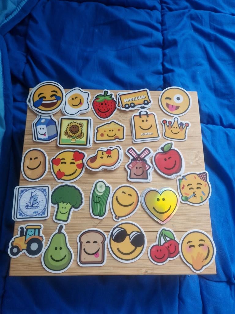 Jumbo Smiley Stickers - bijna helemaal compleet, Ophalen of Verzenden, Zo goed als nieuw, Meerdere stickers