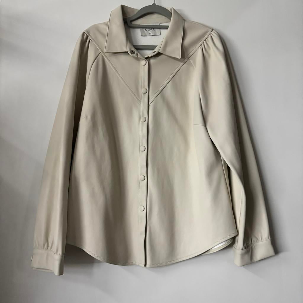 Aime top, Beige, Maat 46/48 (XL) of groter, Ophalen of Verzenden, Zo goed als nieuw