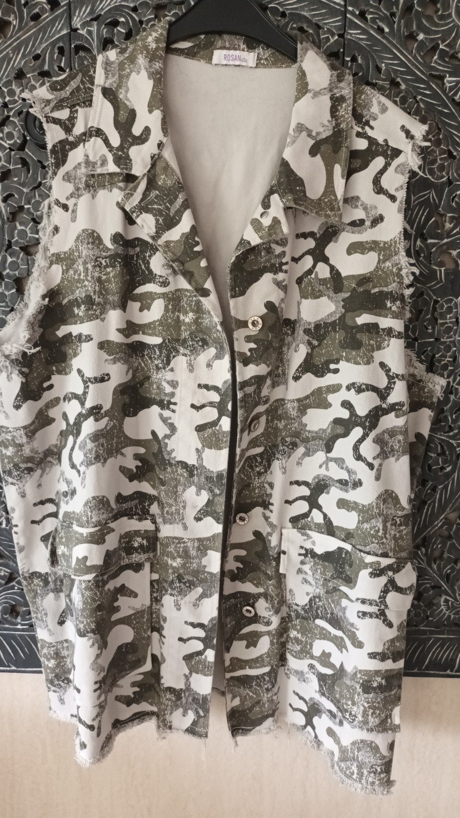 Stoer denim gilet/bodywarmer van Rosan&co, Kleding | Dames, Rosan&co, Maat 46/48 (XL) of groter, Ophalen of Verzenden, Zo goed als nieuw
