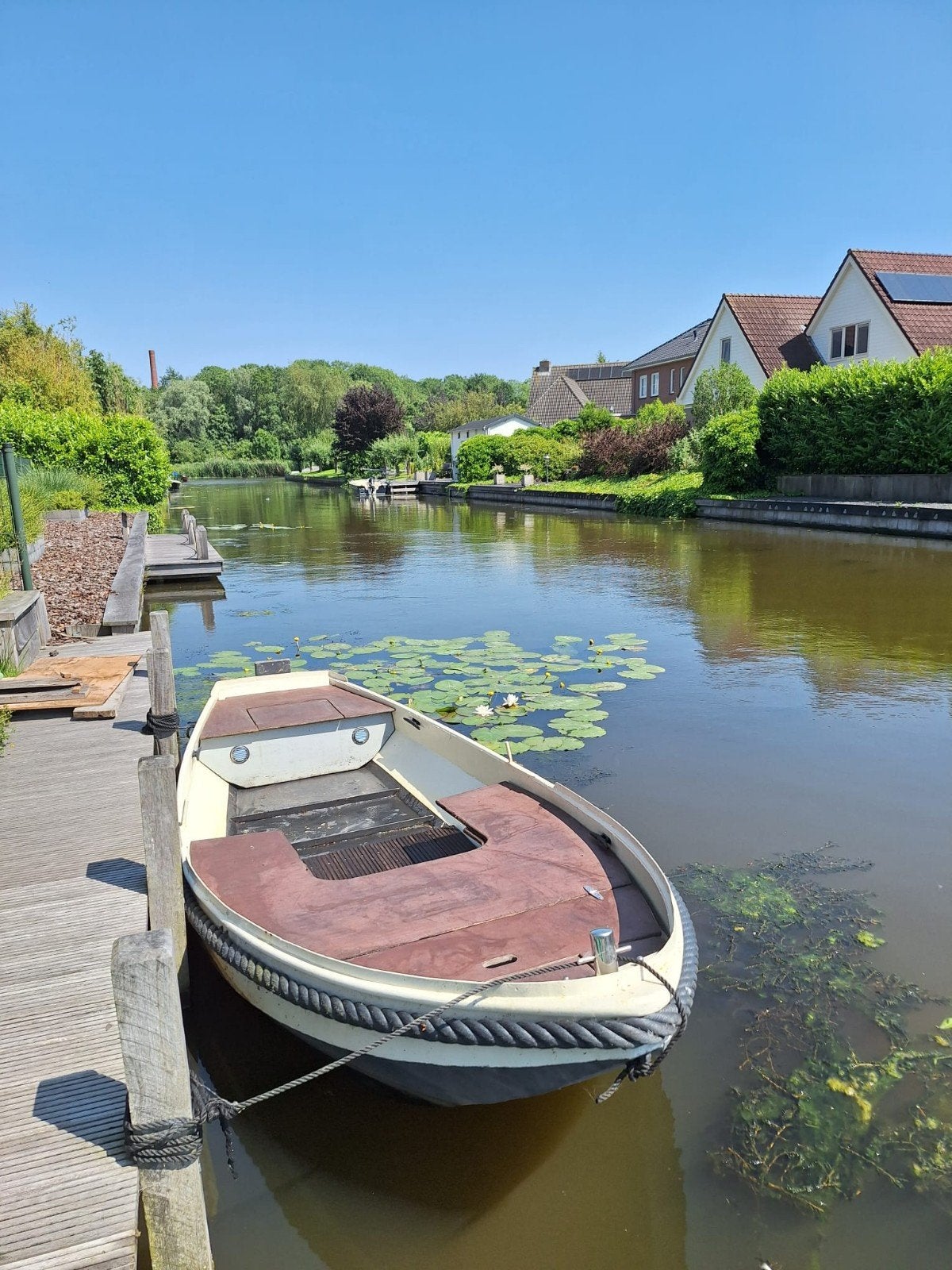 Vlet boot - 3.80m lang, 1.40m breed, Watersport en Boten, Bootonderdelen, Gebruikt, Ophalen of Verzenden