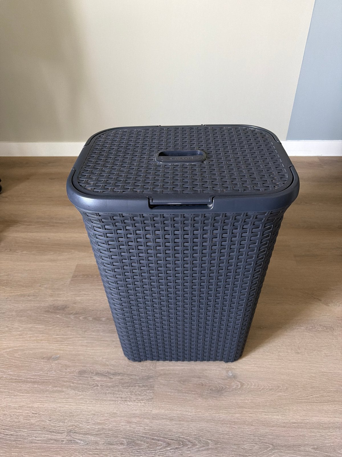 Brabantia wasmand met deksel, Ophalen, Zo goed als nieuw, Grijs, Kunststof