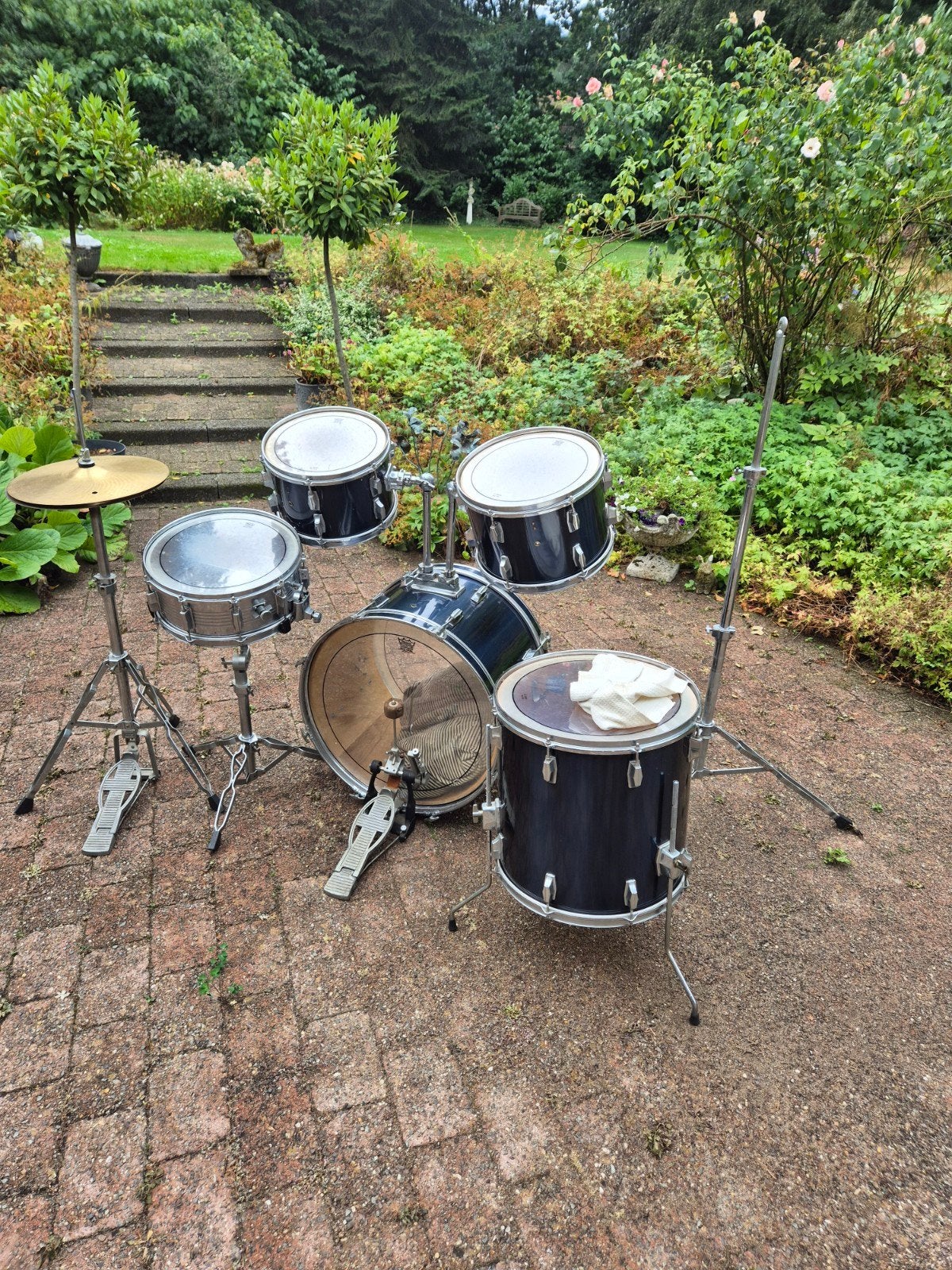Vintage Rogers drumstelaar- Ideaal voor begin, Muziek en Instrumenten, Ophalen, Gebruikt, Overige merken