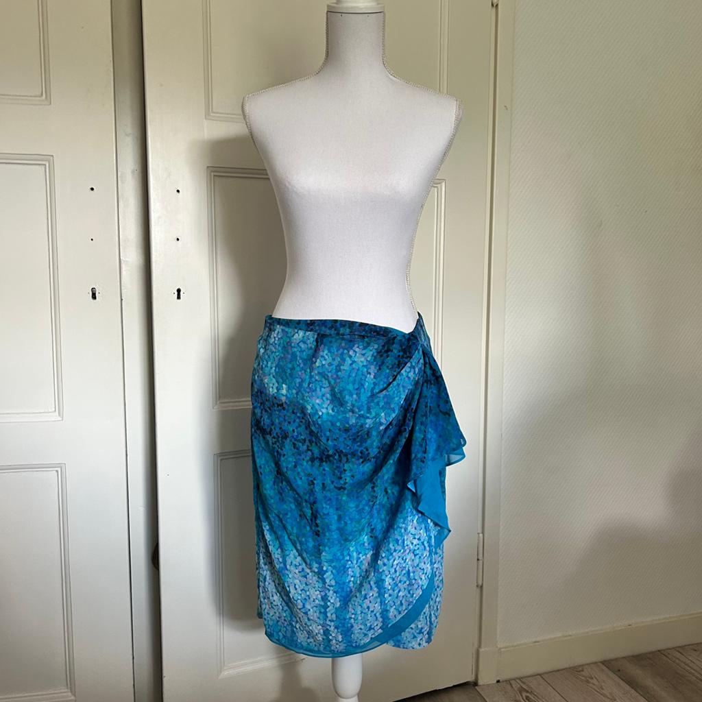 Nieuw: Bandolera Chiffon Midi Rok – Maat 38, Maat 38/40 (M), Blauw, Nieuw, Ophalen of Verzenden