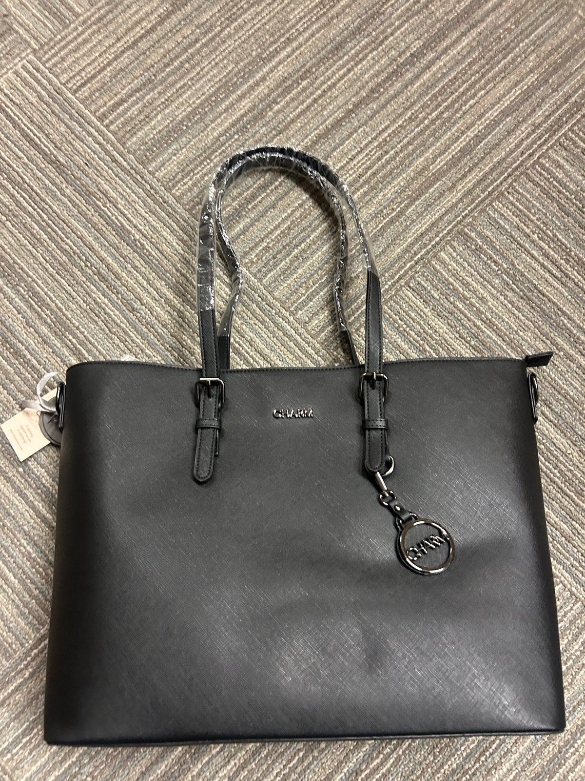 Charm London Shopper - Zwart - Nieuw, Sieraden, Tassen en Uiterlijk, Tassen | Damestassen, Ophalen of Verzenden, Nieuw, Zwart