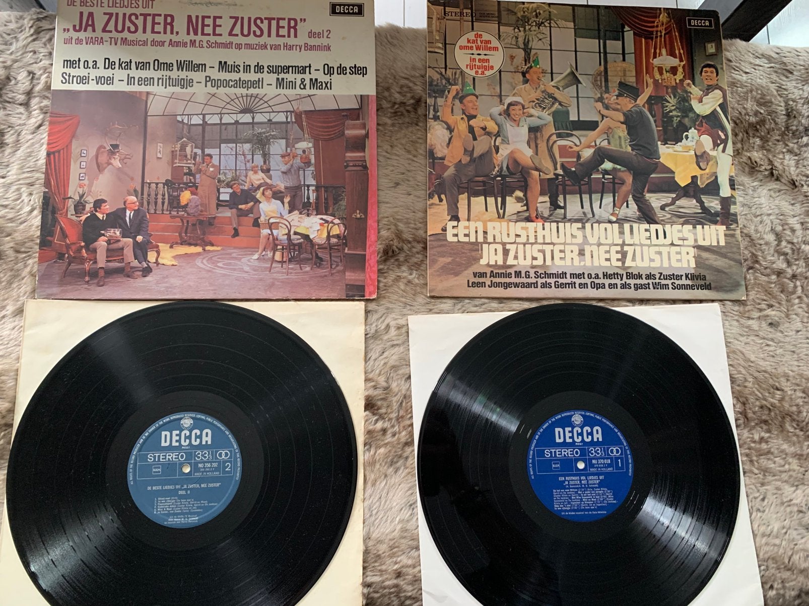 2xJa Zuster, Nee Zuster LP, Cd's en Dvd's, Ophalen of Verzenden, Gebruikt, Overige typen