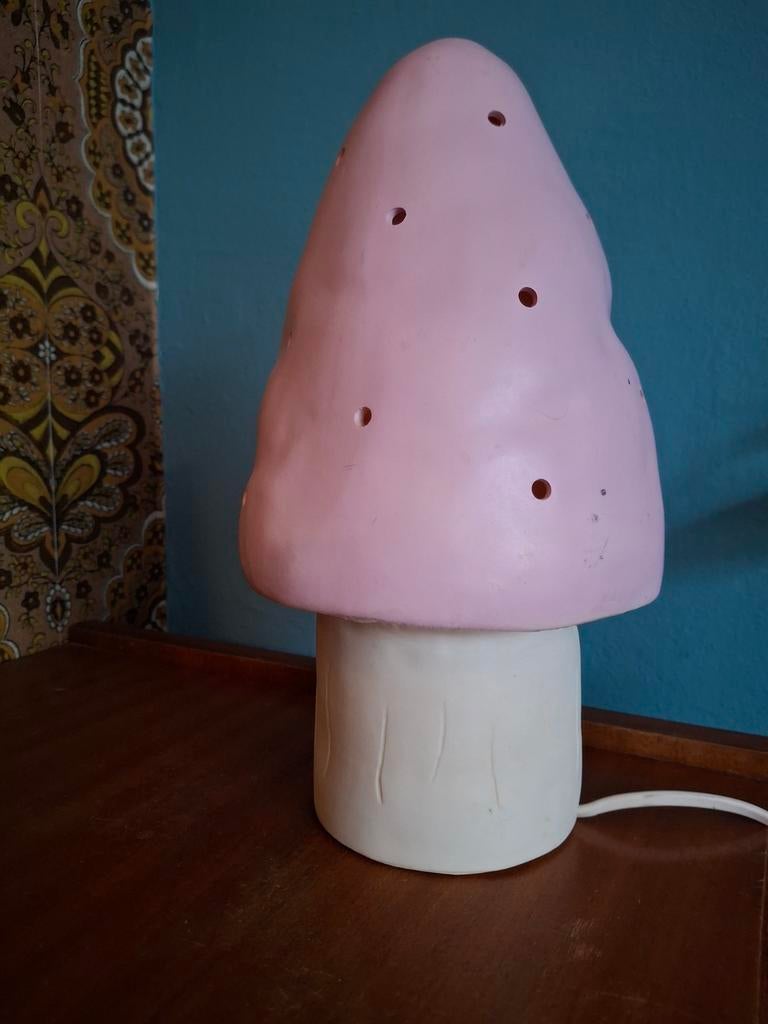 Lampje paddestoel Heico, Ophalen of Verzenden, Gebruikt, Lamp