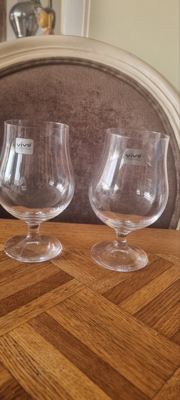 Vivo Villeroy & Boch bierglazen, Ophalen of Verzenden, Zo goed als nieuw, Overige merken, Glas