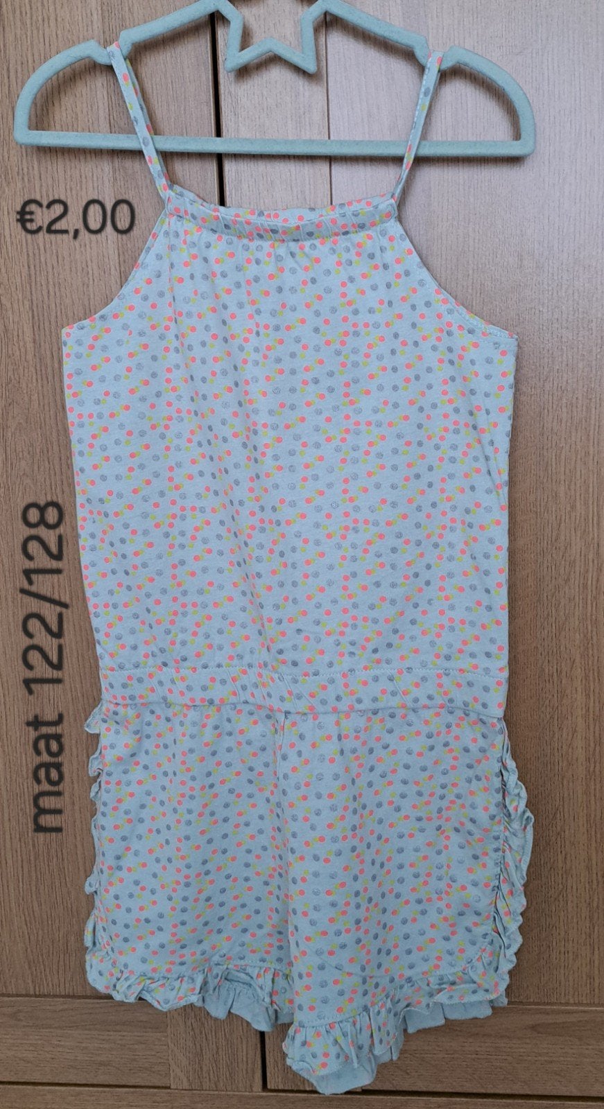 Zomer jumpsuit voor meisjes, Kinderen en Baby's, Kinderkleding | Maat 122, Ophalen, Zo goed als nieuw, Meisje
