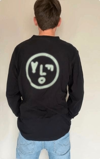 Olaf longsleeve L, Verzenden, Maat 52/54 (L), Zwart, Onbekend