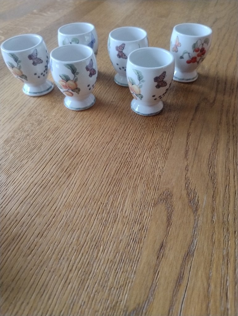 Eierdopjes van Janneke Brinkman collectie Fruit en Flowers, Overige merken, Overige typen, Ophalen of Verzenden, Zo goed als nieuw