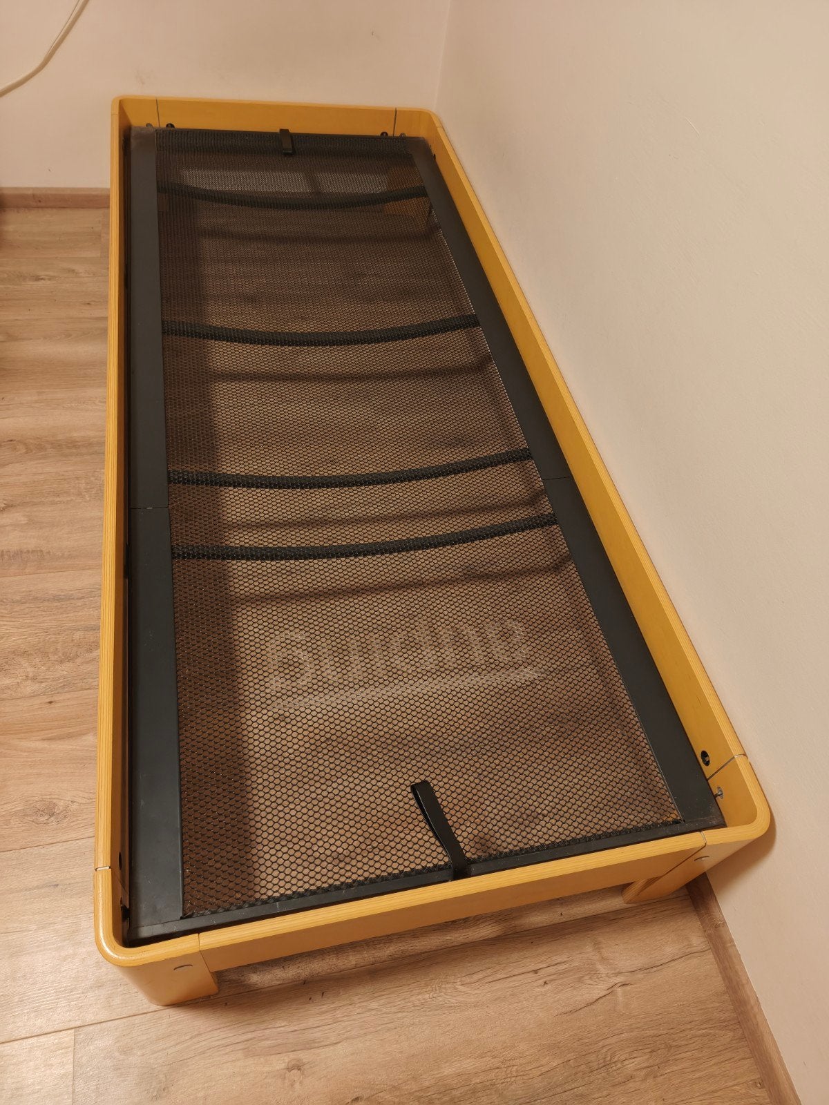 Auping Auronde 90 x 220 extra lang verstelbaar, Ophalen, 90 cm, Eenpersoons, Hout