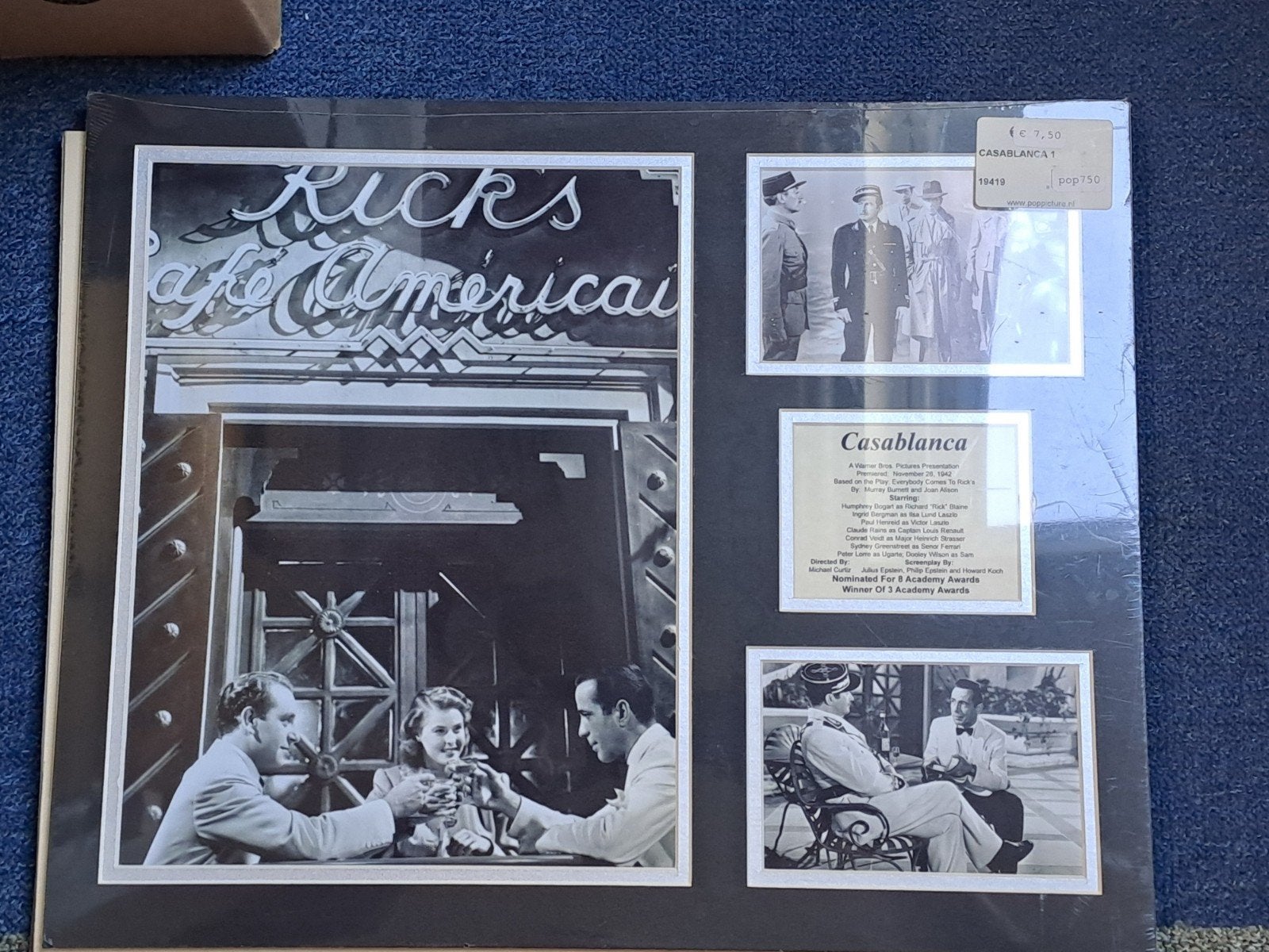 klassieke film decoratie 3x, Ophalen of Verzenden, Rechthoekig, Minder dan 50 cm, Minder dan 100 cm