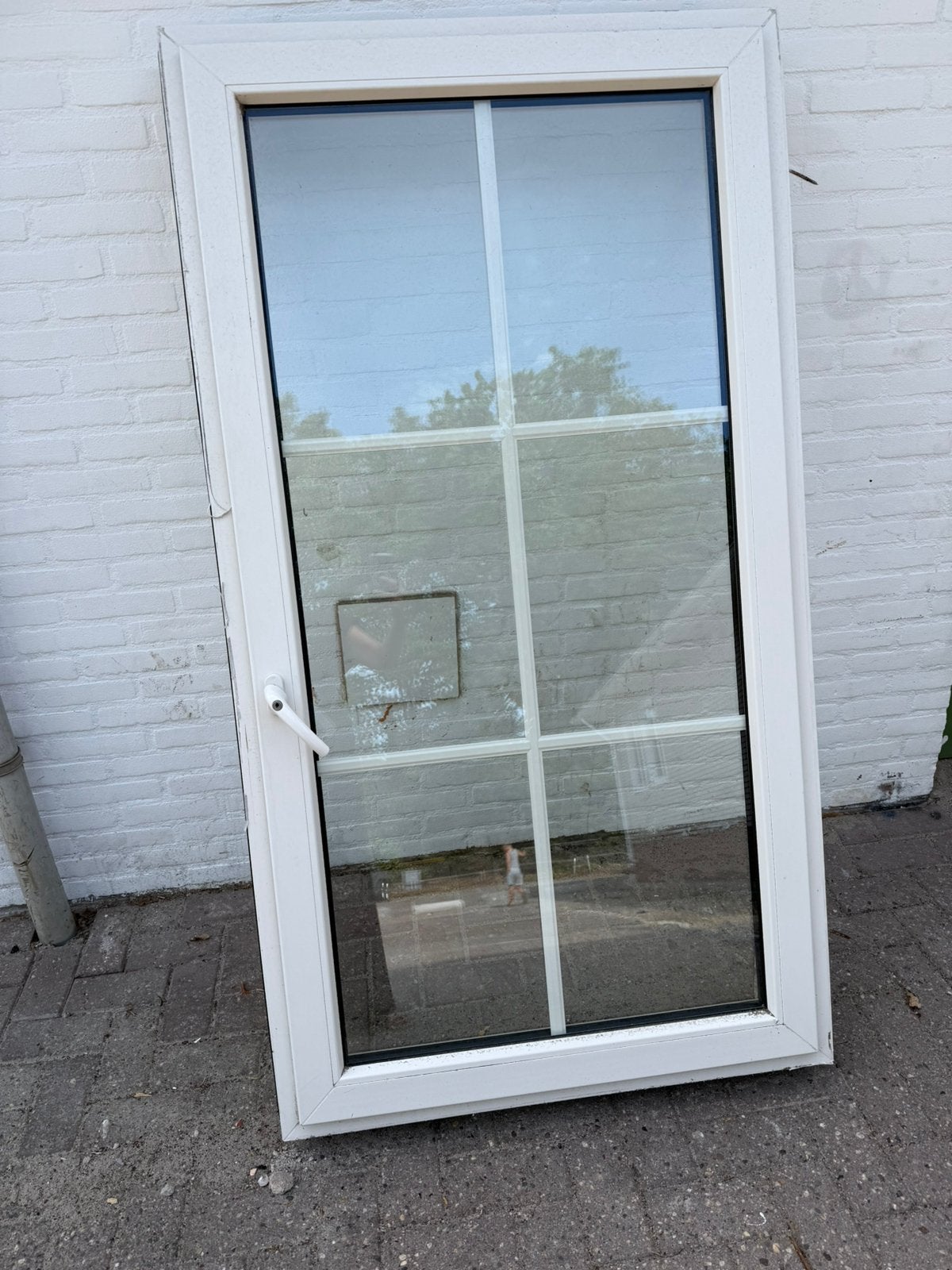 Raam met kozijn, Ophalen, Zo goed als nieuw, Hout, Raamkozijn