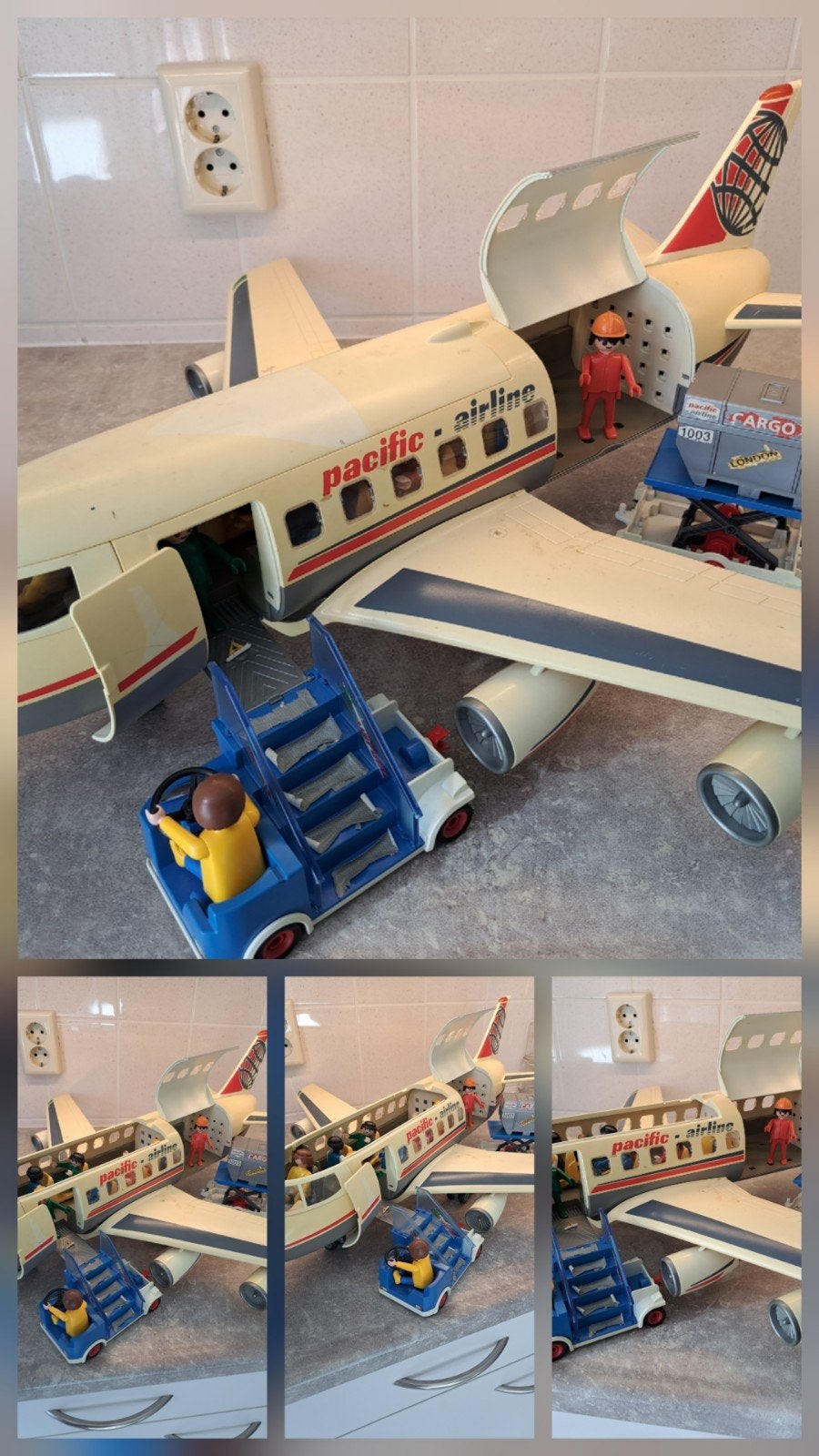 Playmobil Vliegtuig met Figuren en Accessoires, Ophalen of Verzenden, Gebruikt, Jongen of Meisje