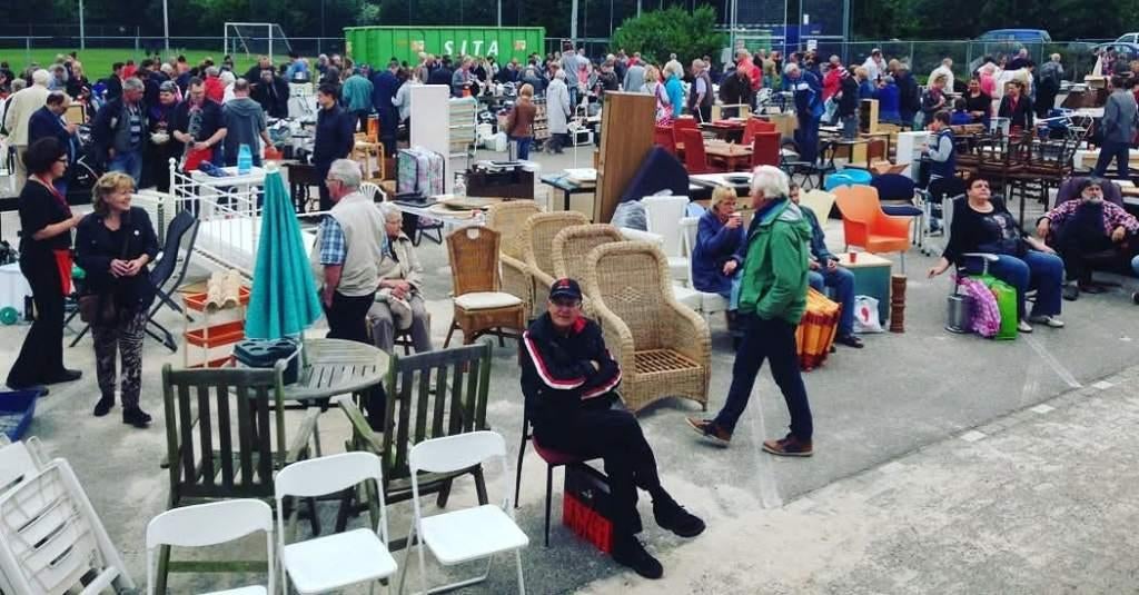 Luizenmarkt Spes Milsbeek, Ophalen, Gebruikt